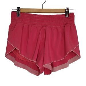 Lululemon Free Spirit Fireside Lined High Rise Active Running Athletic Shorts